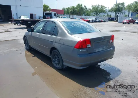 2004 Honda Civic Lx из США, поврежденный, VIN 2HGES16594H559798